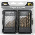 All-Source 17-Piece Cobalt Drill Bit Set, 1/16 In. thru 3/8 In. 492281DB